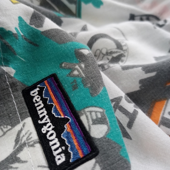 Vintage 1993 NHL Team Medley Reworked Bennygonia Shorts - Picture 3 of 7